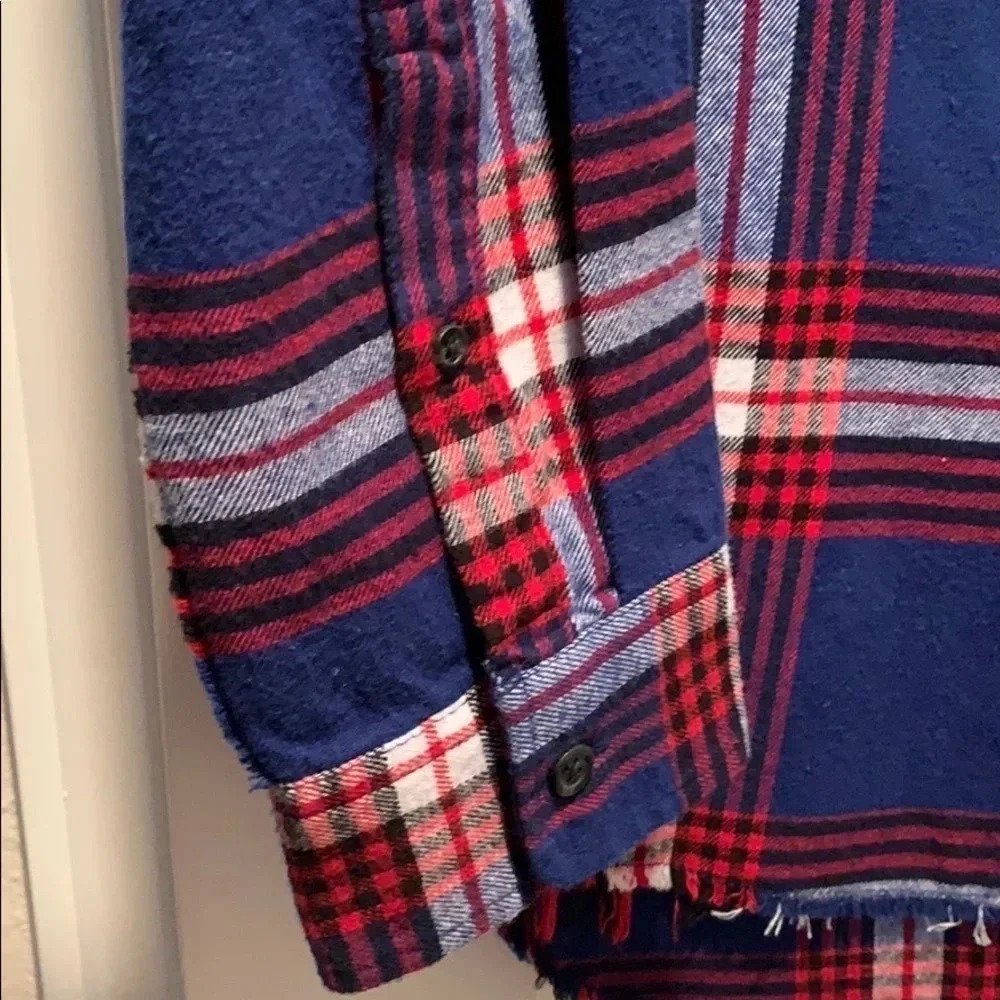 Original Use Flannel Shirt Lapis Blue Men’s Sz S New - Picture 9 of 15